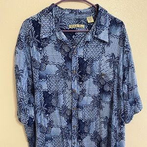 Tropical button up shirt